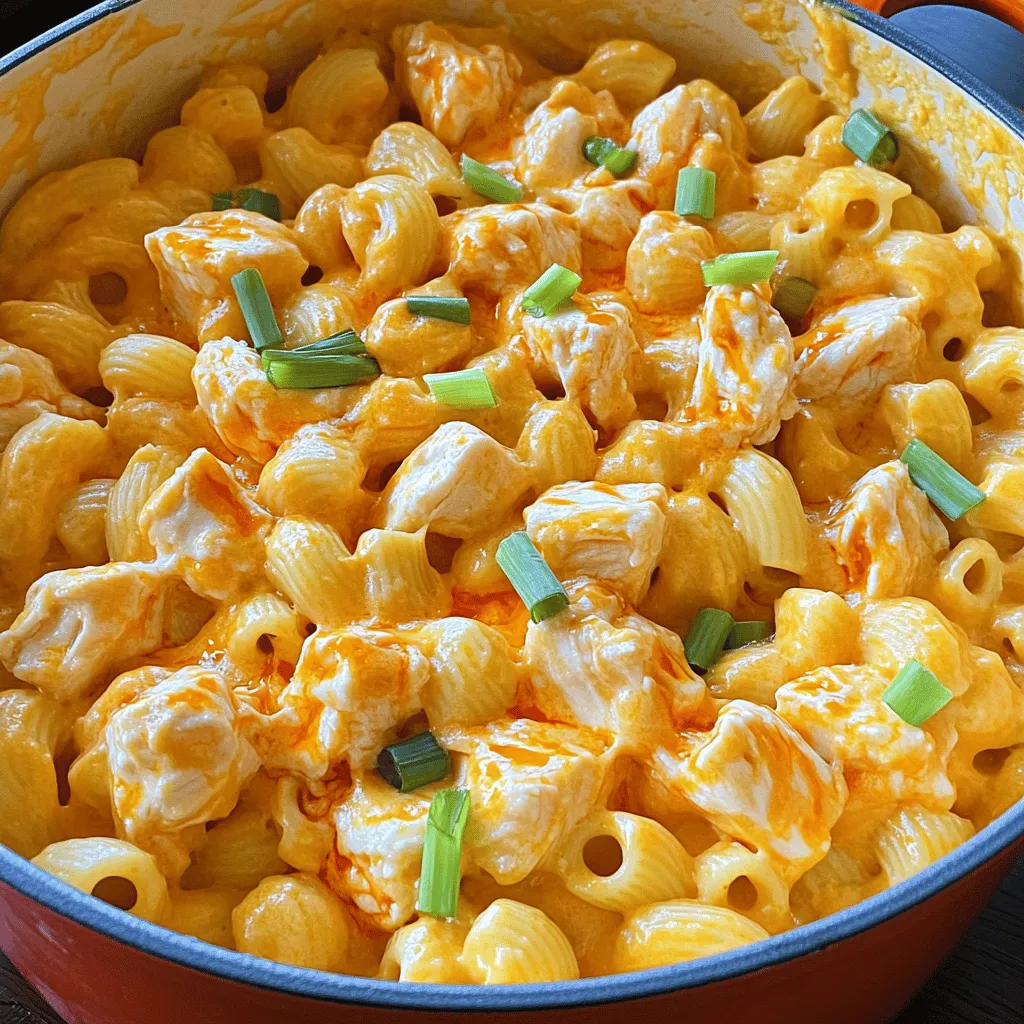 Buffalo Chicken Mac &#038; Cheese One Pot Delight
