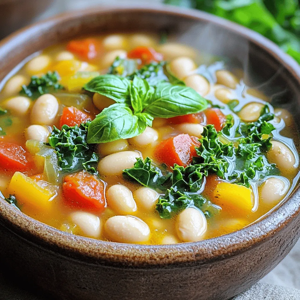 Savory Slow Cooker Tuscan White Bean Soup Delight