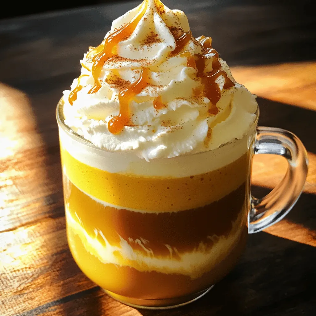 Salted Caramel Pumpkin Latte Rich and Cozy Drink