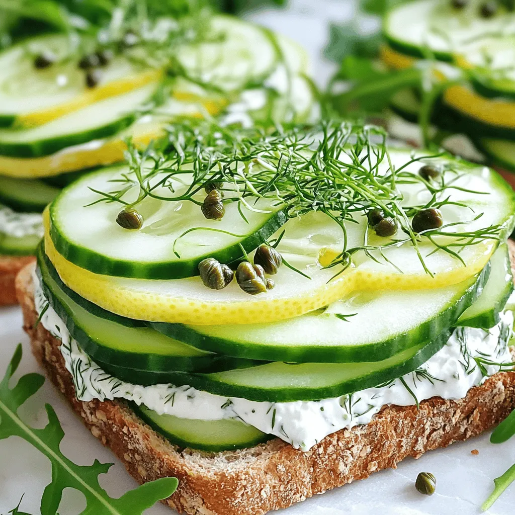 Cucumber Sandwiches Delicious and Refreshing Recipe