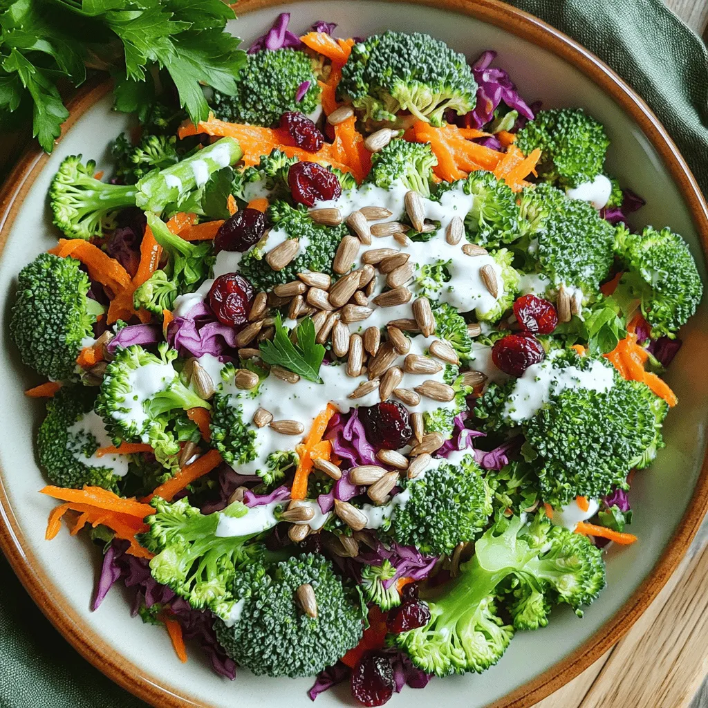 Broccoli Crunch Salad Fresh and Flavorful Delight