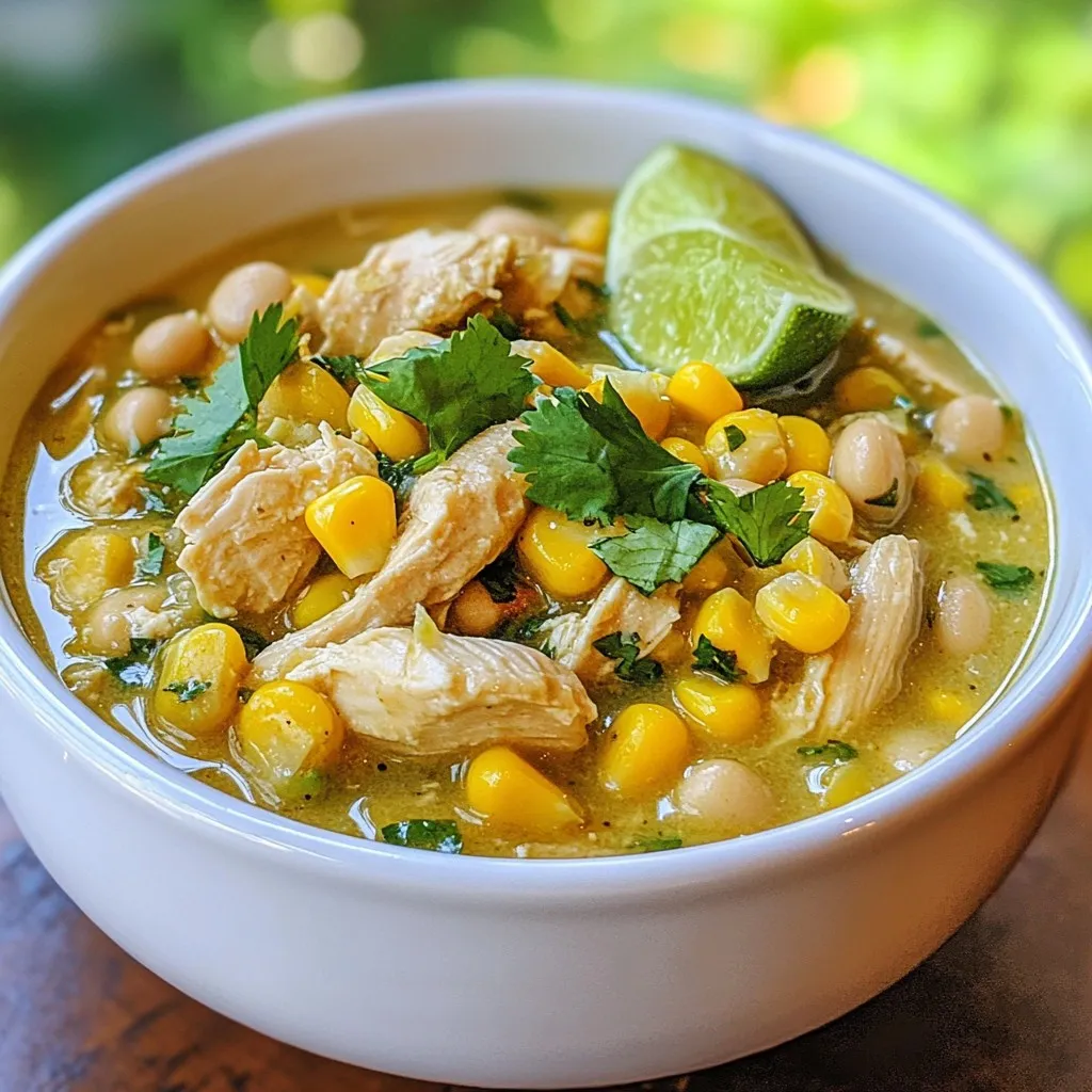 White Chicken Chili Flavorful and Hearty Comfort Dish