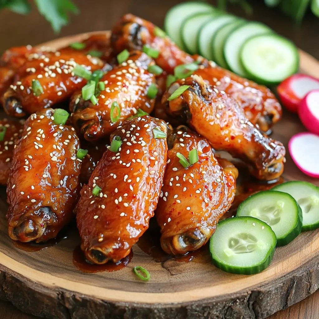 Spicy Korean BBQ Chicken Wings for Bold Flavor