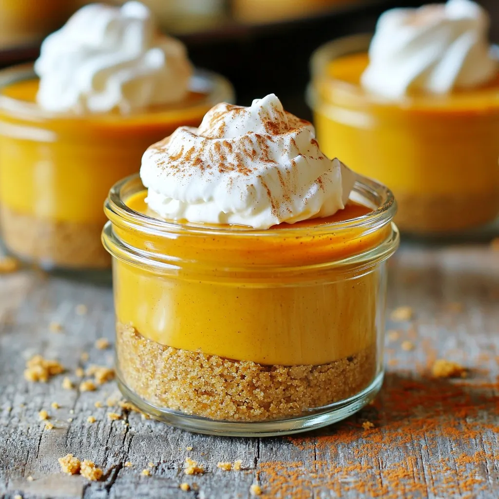 No-Bake Pumpkin Pie Cheesecake Cups Simple Delight