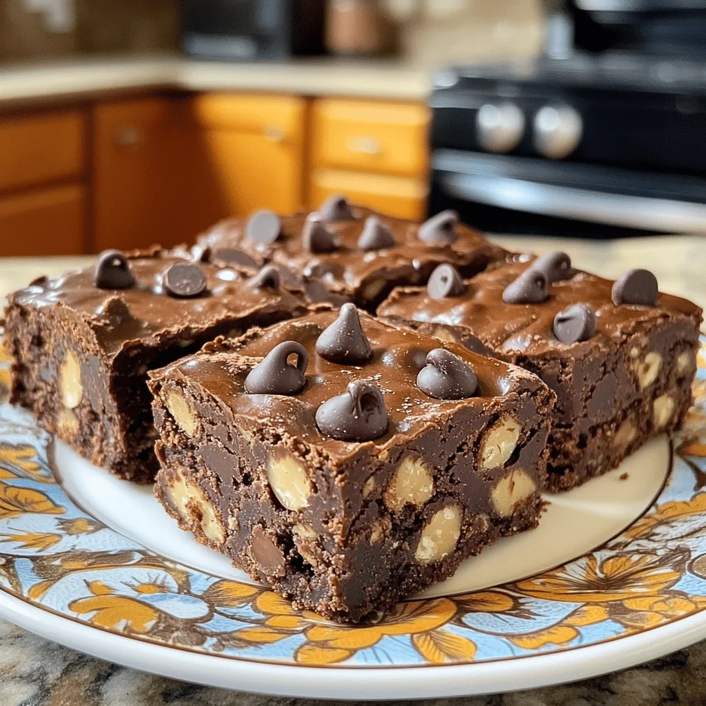 Flourless Peanut Butter Chocolate Chip Bars Delight