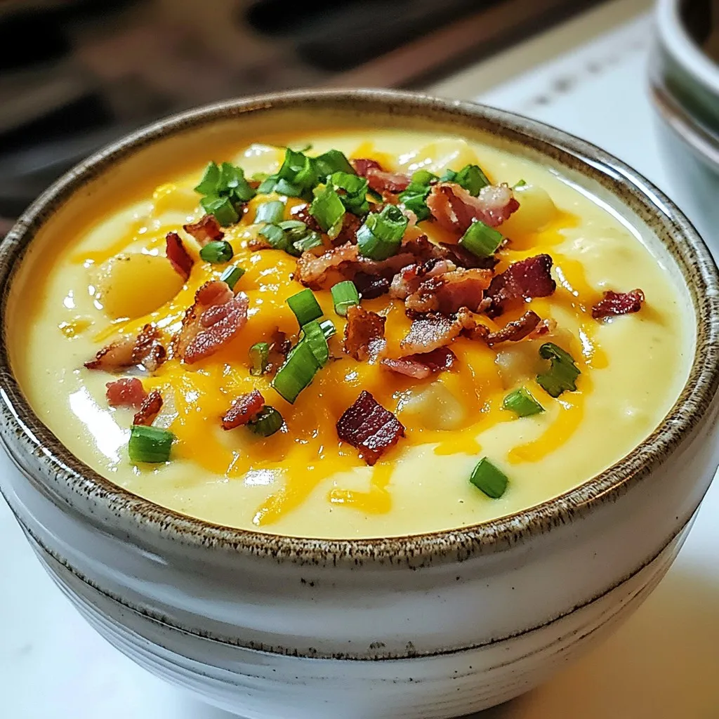 Loaded Baked Potato Soup Creamy and Comforting Dish