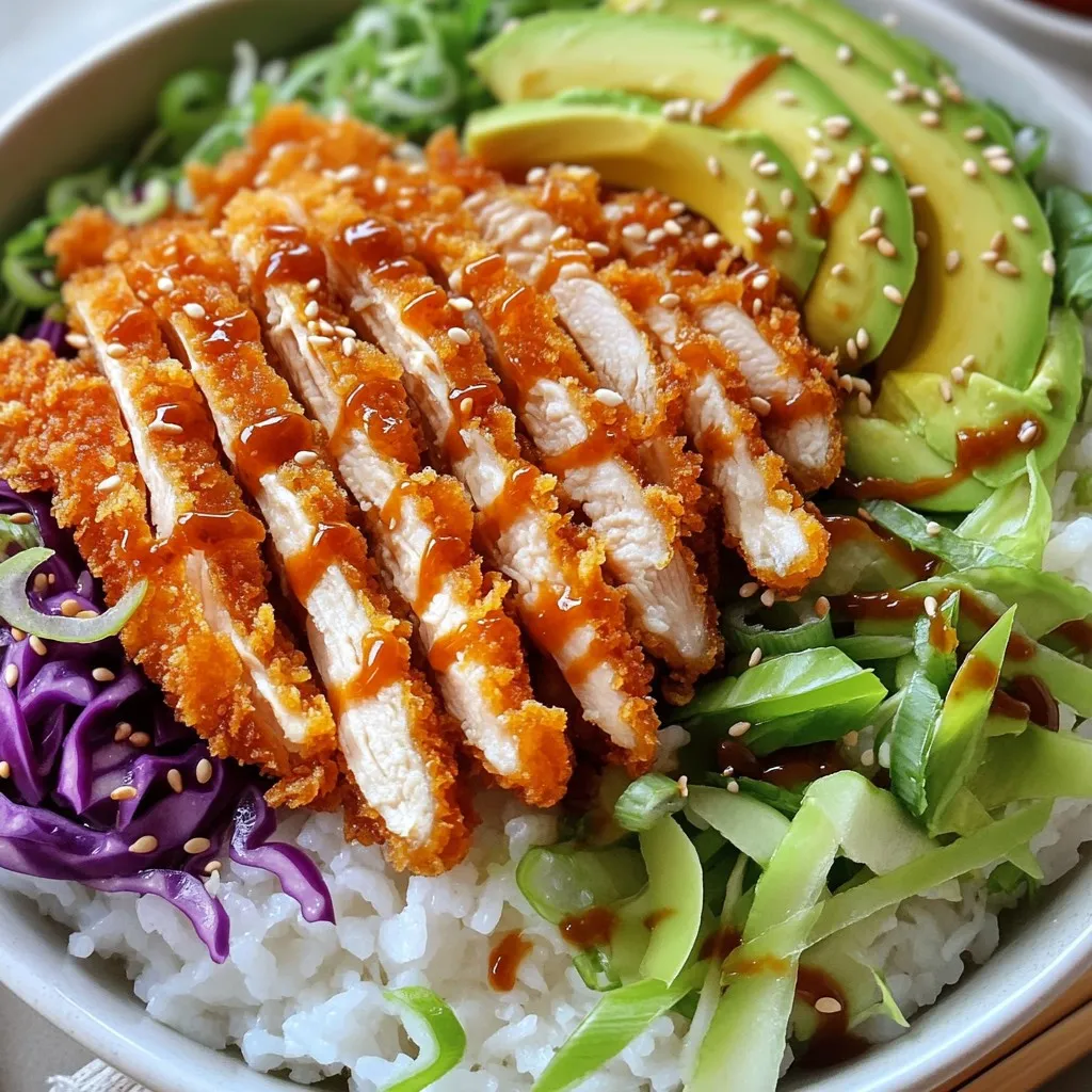 Japanese Chicken Katsu Bowls Flavorful Comfort Meal
